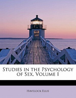 Front cover_Studies In The Psychology Of Sex, Volume I