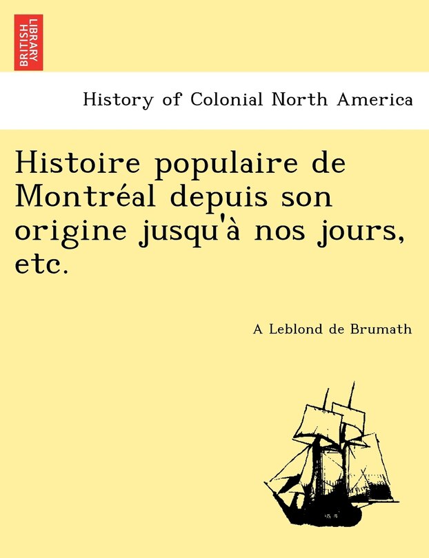 Front cover_Histoire Populaire de Montre Al Depuis Son Origine Jusqu'a Nos Jours, Etc.