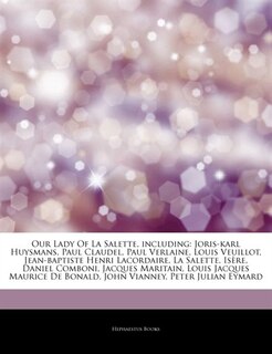 Front cover_Articles On Our Lady Of La Salette, including