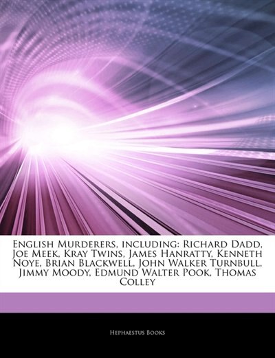 Couverture_Articles On English Murderers, including