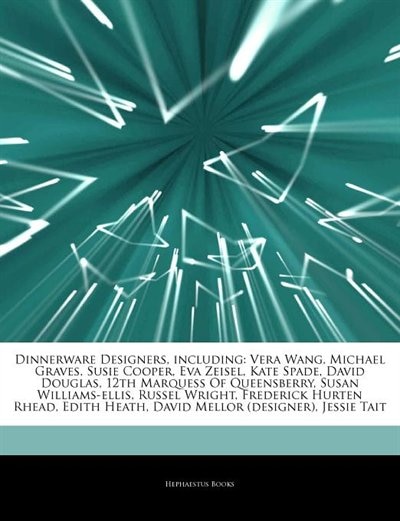 Front cover_Articles On Dinnerware Designers, including