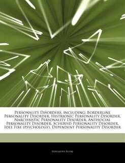 Front cover_Articles On Personality Disorders, including