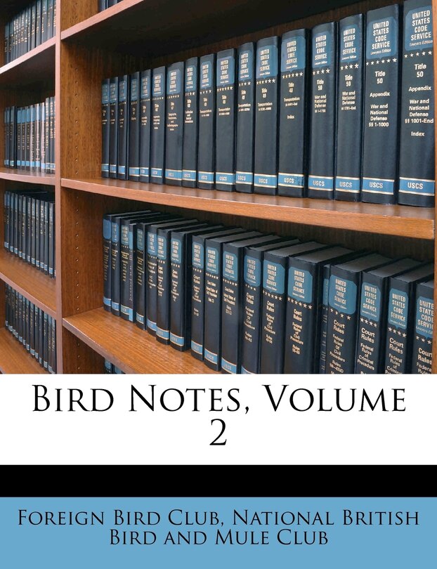 Couverture_Bird Notes, Volume 2