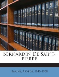 Couverture_Bernardin De Saint-pierre