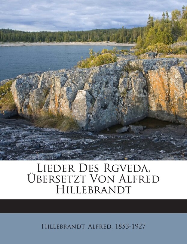 Front cover_Lieder Des Rgveda, Ubersetzt Von Alfred Hillebrandt