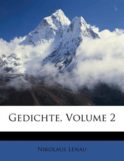 Front cover_Gedichte, Volume 2
