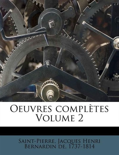 Couverture_Oeuvres Complètes Volume 2