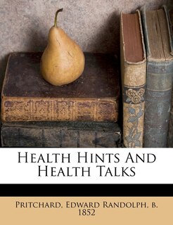 Front cover_Health Hints And Health Talks