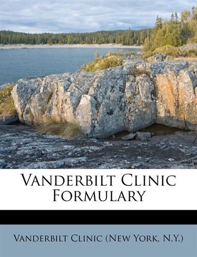 Couverture_Vanderbilt Clinic Formulary