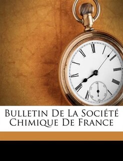 Couverture_Bulletin De La Société Chimique De France