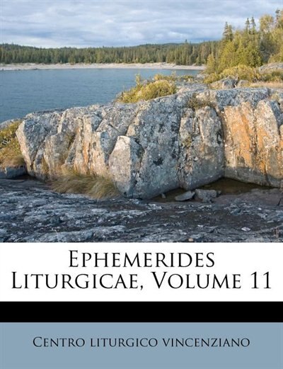 Front cover_Ephemerides Liturgicae, Volume 11