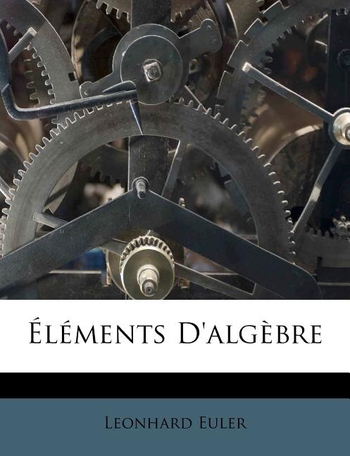 Front cover_Éléments D'algèbre