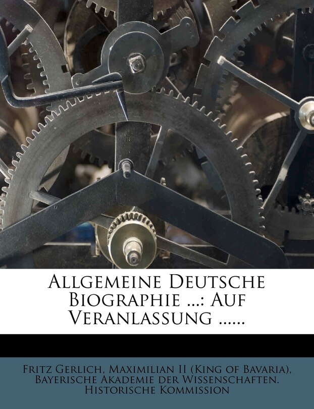 Front cover_Allgemeine Deutsche Biographie ...