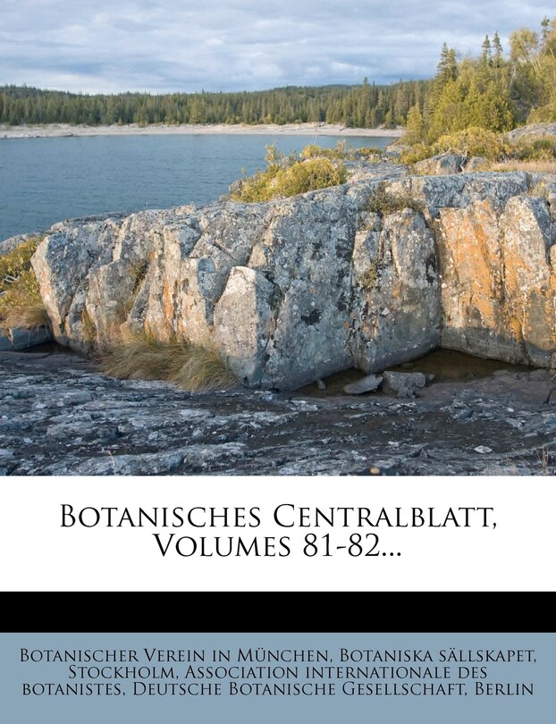 Couverture_Botanisches Centralblatt, Volumes 81-82...