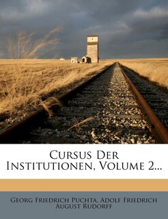 Couverture_Cursus Der Institutionen; Volume 2
