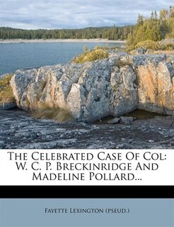 Front cover_The Celebrated Case Of Col