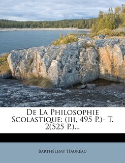 Front cover_De La Philosophie Scolastique