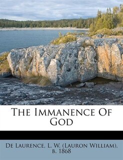 Front cover_The Immanence Of God