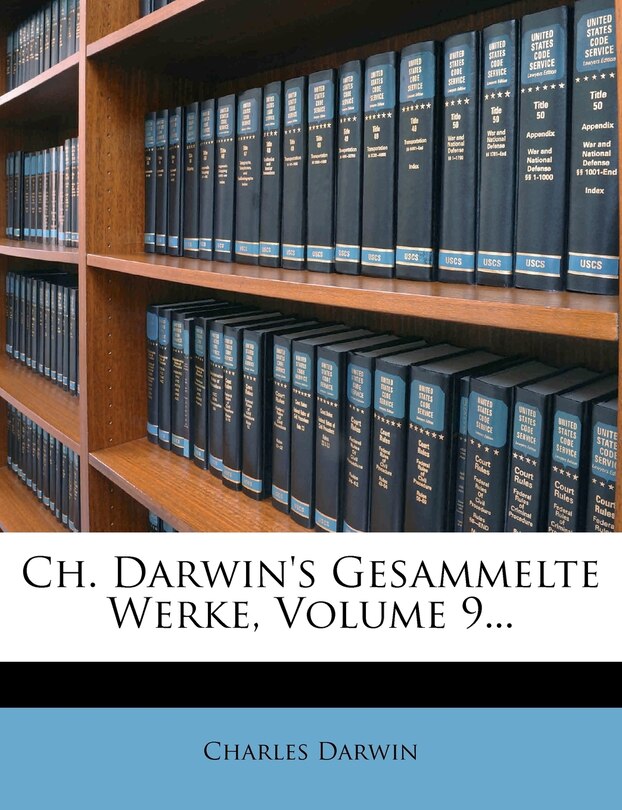 Front cover_Ch. Darwin's Gesammelte Werke, Volume 9...