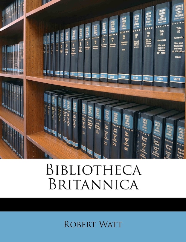 Couverture_Bibliotheca Britannica