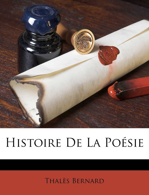 Front cover_Histoire De La Po&eacute;sie