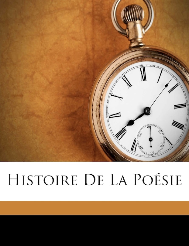 Histoire De La Poésie