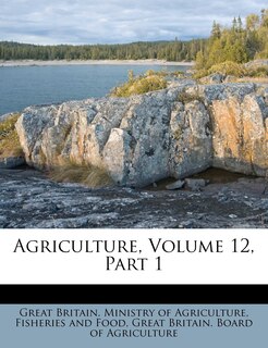Couverture_Agriculture, Volume 12, Part 1