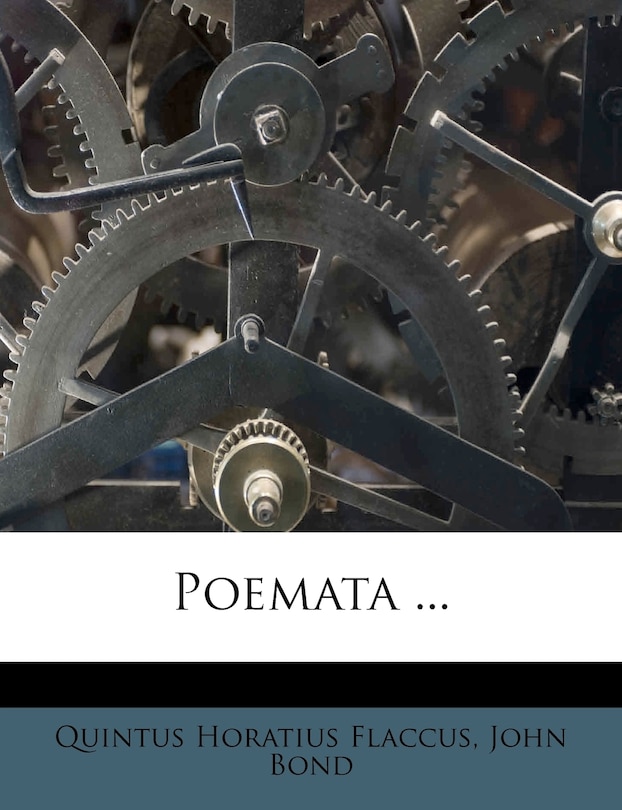 Front cover_Poemata ...