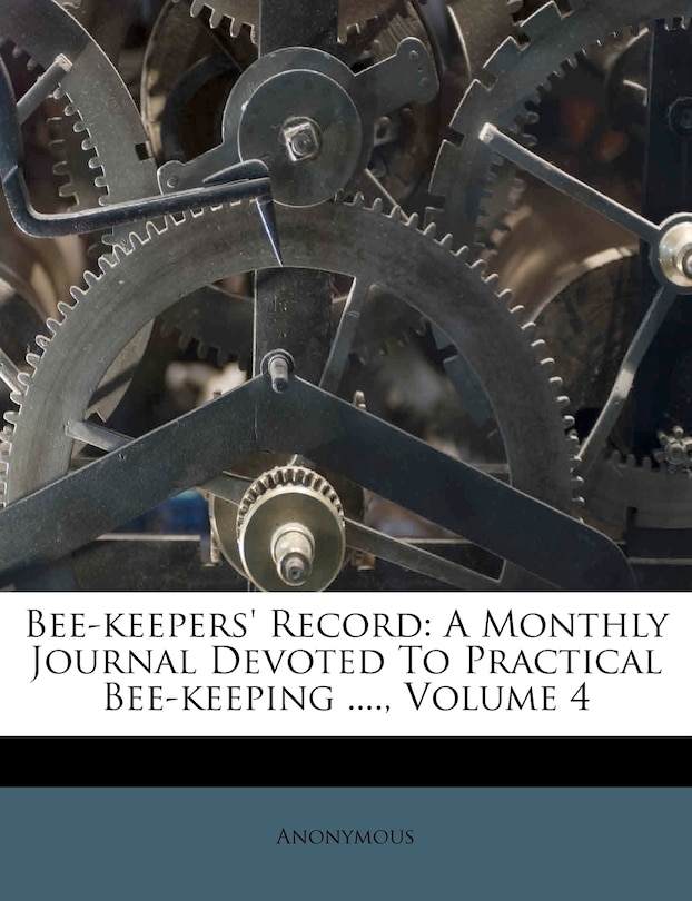 Couverture_Bee-keepers' Record