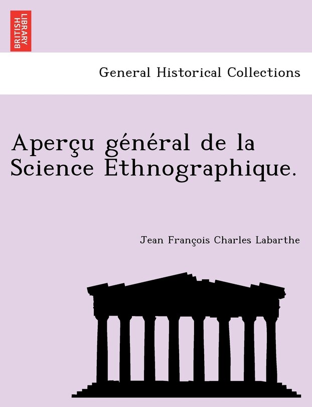 Front cover_Aperçu général de la Science Ethnographique.