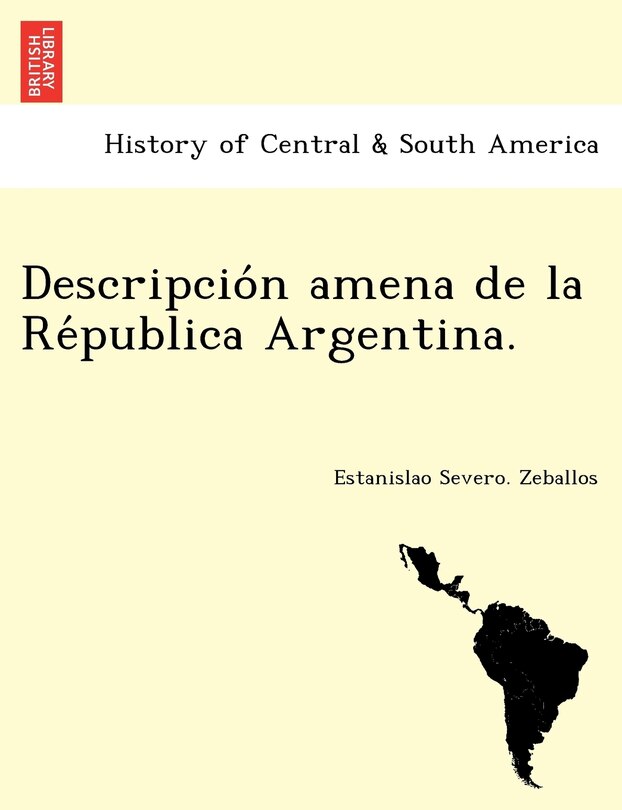 Couverture_Descripción amena de la Républica Argentina.