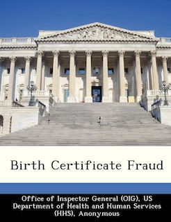 Front cover_Birth Certificate Fraud