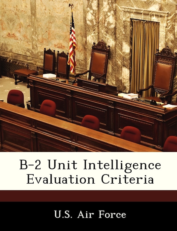 Front cover_B-2 Unit Intelligence Evaluation Criteria