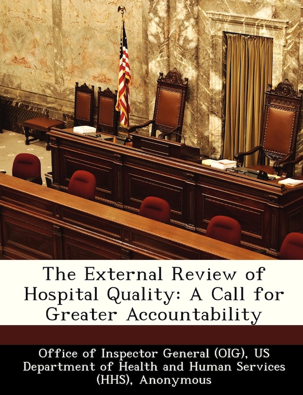 Front cover_The External Review Of Hospital Quality