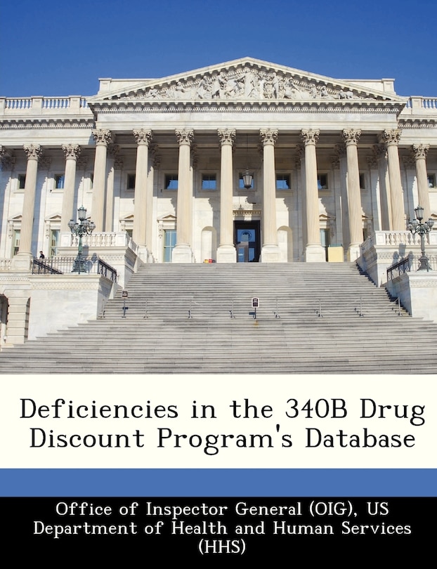 Couverture_Deficiencies in the 340B Drug Discount Program's Database