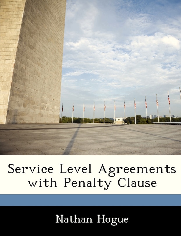 Front cover_Service Level Agreements With Penalty Clause