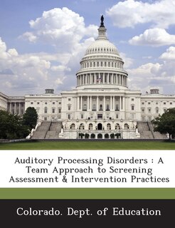 Couverture_Auditory Processing Disorders