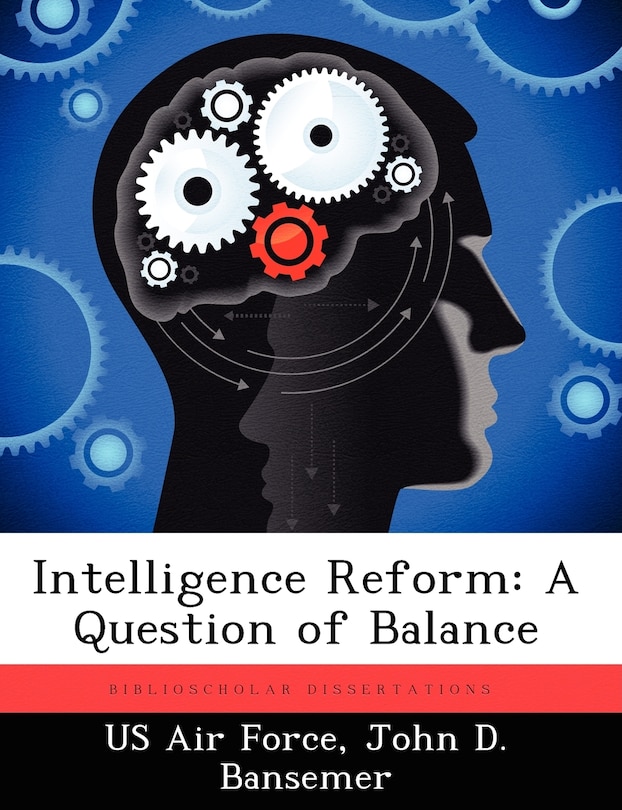 Front cover_Intelligence Reform
