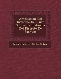 Ampliacion Del Informe Del Juez 3.0 De 1.a Instancia Del Distrito De Pachuca