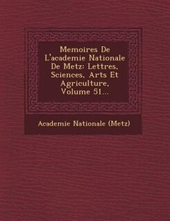 Front cover_Memoires De L'academie Nationale De Metz