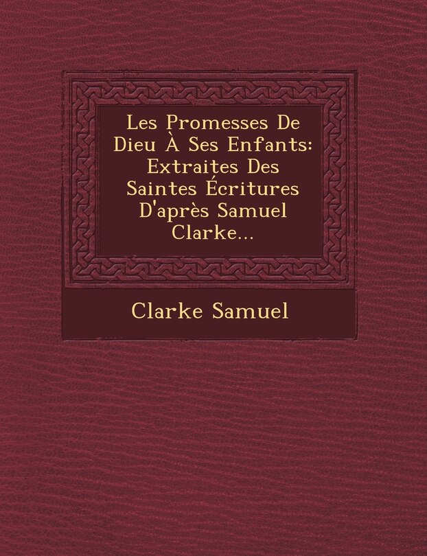 Front cover_Les Promesses de Dieu a Ses Enfants