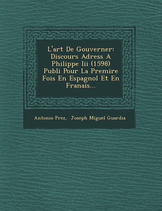 Front cover_L'art De Gouverner