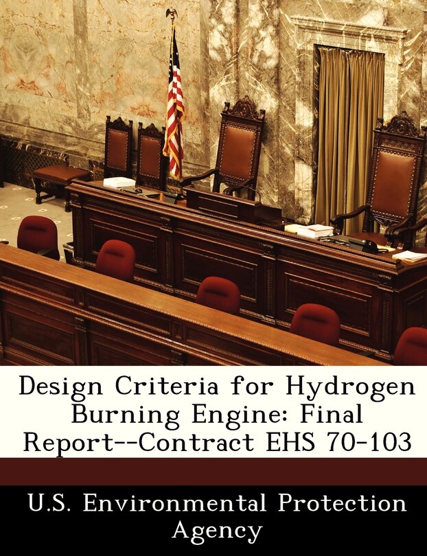 Front cover_Design Criteria For Hydrogen Burning Engine