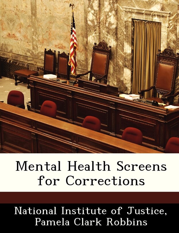 Front cover_Mental Health Screens For Corrections