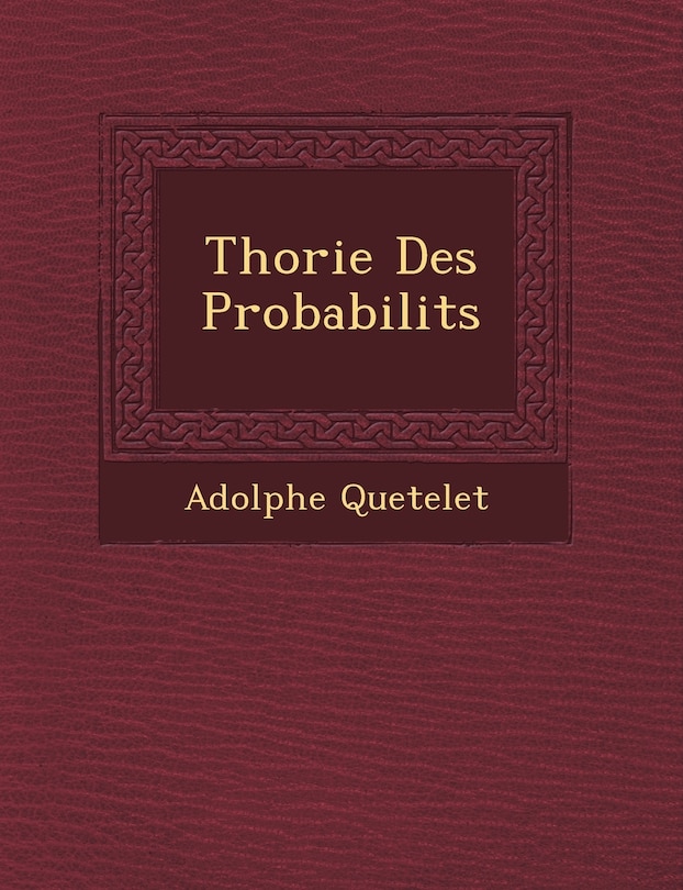 Front cover_Th Orie Des Probabilit S