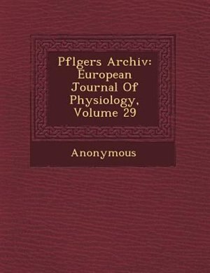 Front cover_Pfl?gers Archiv