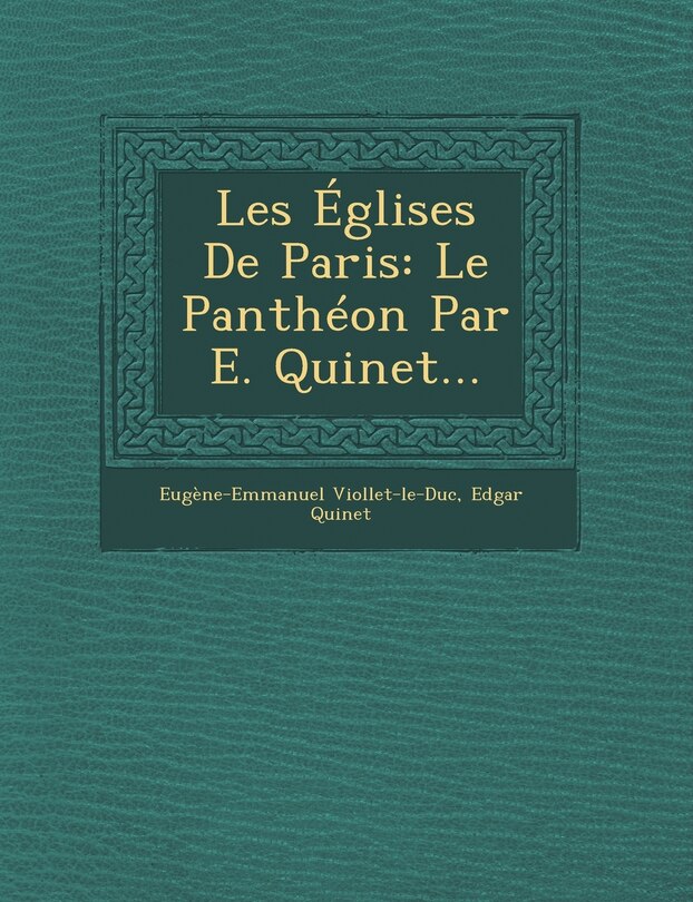 Front cover_Les Eglises de Paris