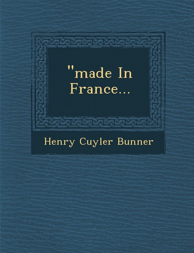 Front cover_Made in France...