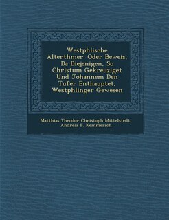 Front cover_Westph Lische Alterth Mer
