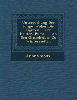 Couverture_Untersuchung Der Frage